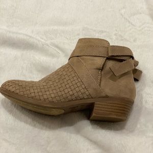 Brown ankle booties